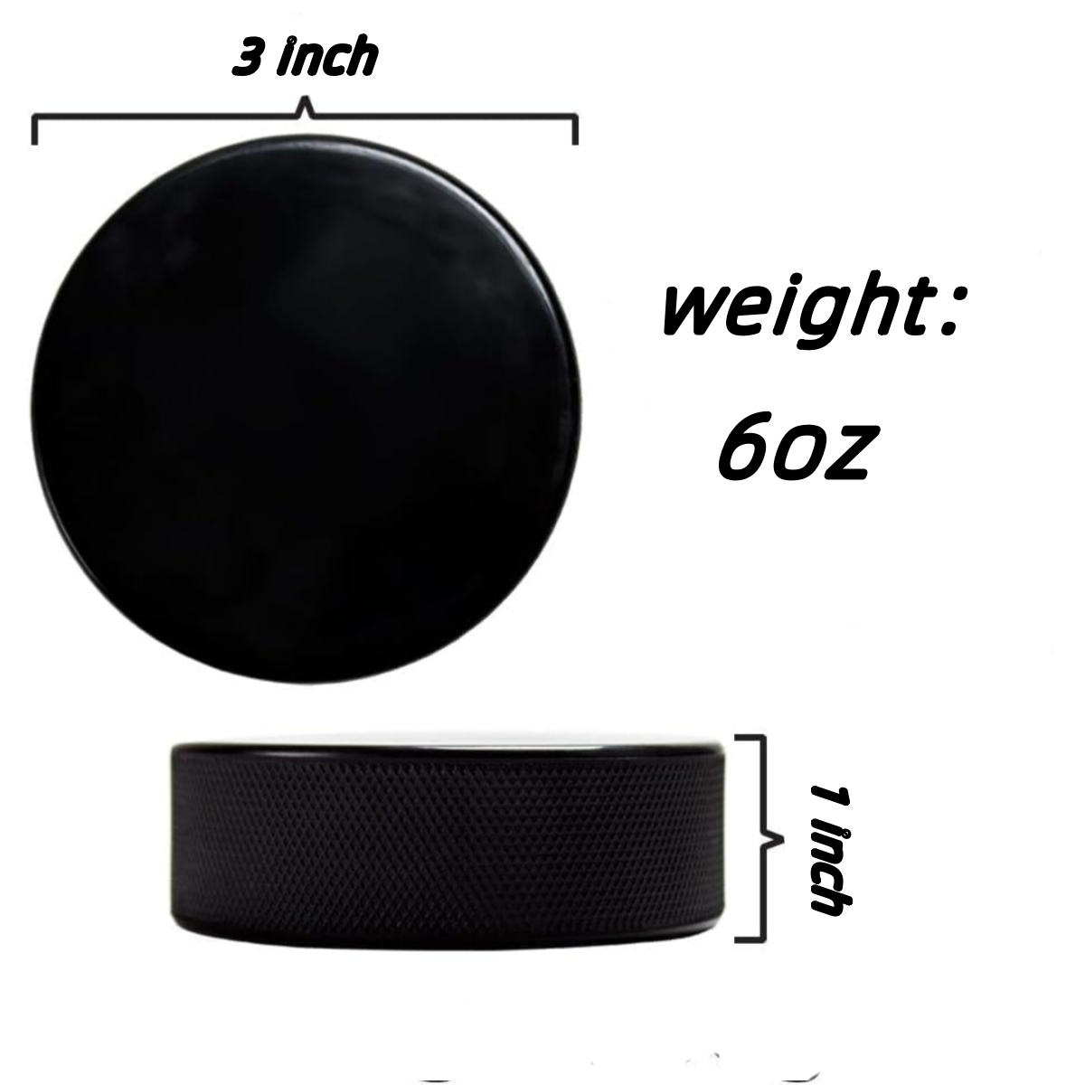 Wholesale Factory Sale High Quality Ice Hockey Puck Customized Printing Logo Solid Rubber Official Ice Hockey Pucks