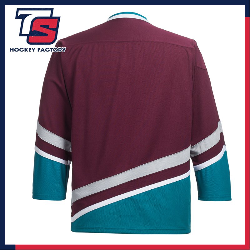 Professional Custom Team Logo Purple Anaheim Ducks Blank Ice Hockey Jersey