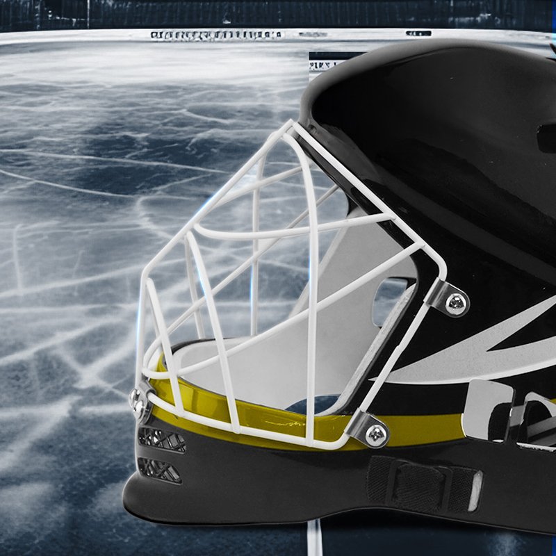 Wholesale Prices Professional Face Protector Custom Logo Printing Ice Hockey Protective Face Mask