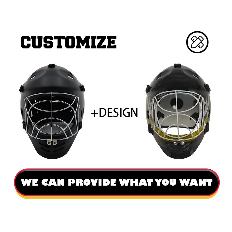 Wholesale Prices Professional Face Protector Custom Logo Printing Ice Hockey Protective Face Mask