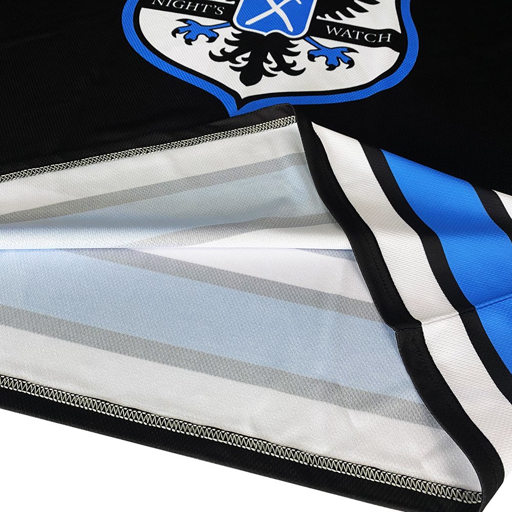 Custom professional goalie cut sublimated Ice Hockey Wear practice laced collar black Ice hockey jerseys made in china