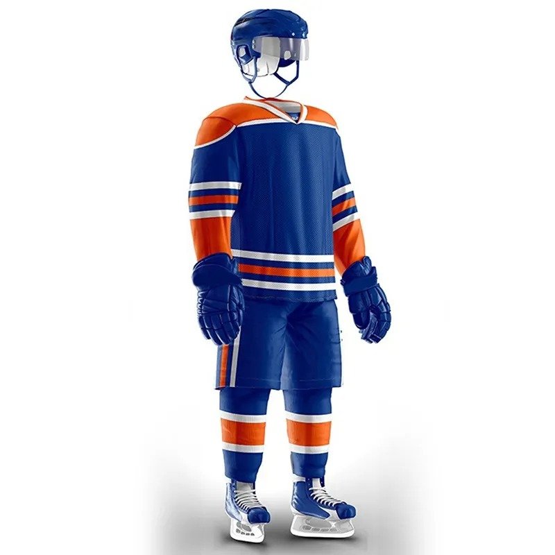 Men Sports Hockey Uniform High Quality Ice Hockey Wear Wholesale Custom Cheap Sportswear Hockey Uniform