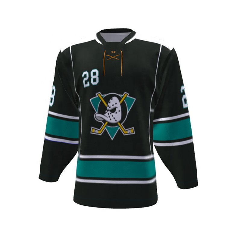 Wholesale 100% Polyester Ice Hockey Jersey with Custom Logo Style Size Color Best Price OEM Team Name Blank Pattern