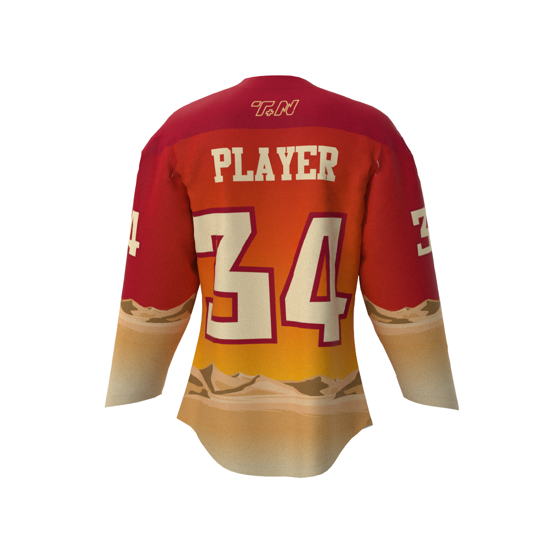 Custom Ice Hockey Uniforms/Custom Sublimation 100% Polyester Ice Hockey Design