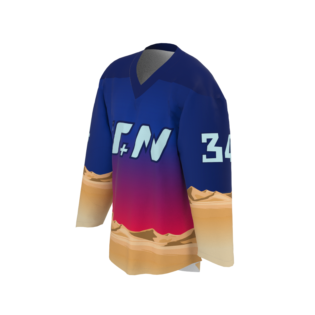 Custom Ice Hockey Uniforms/Custom Sublimation 100% Polyester Ice Hockey Design