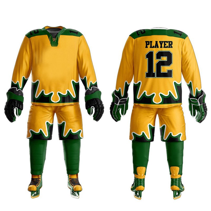 Sublimation print Polyester blank Ice Hockey Wear Ice Hockey Uniform hockey practice jersey
