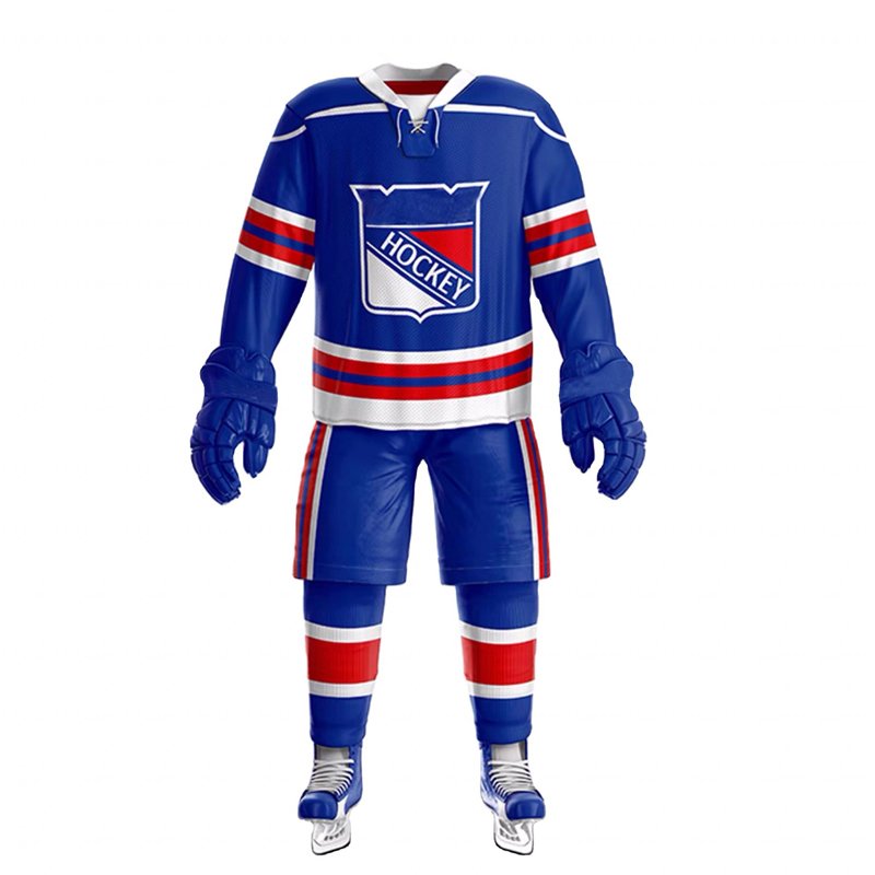 Sublimation print Polyester blank Ice Hockey Wear Ice Hockey Uniform hockey practice jersey