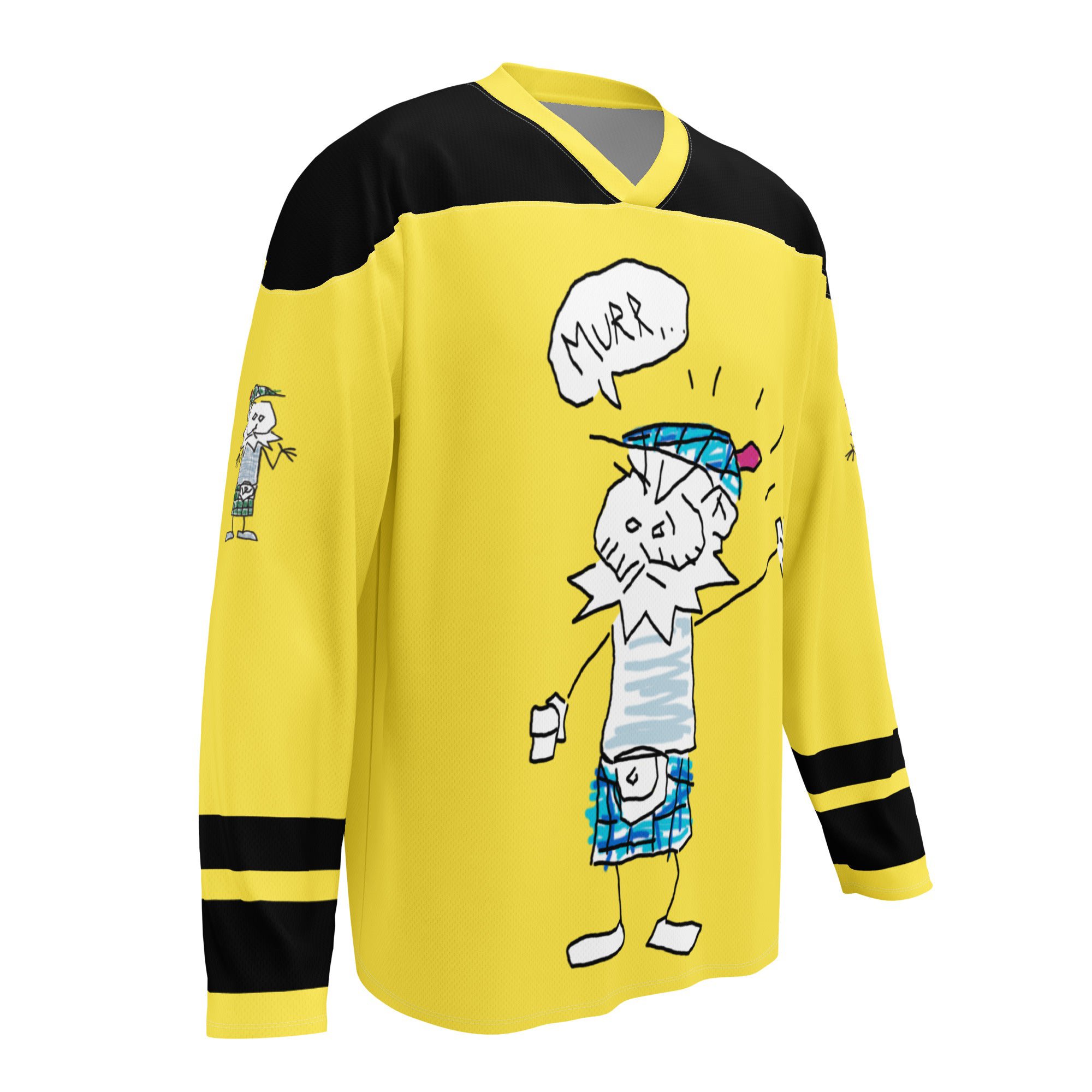 Custom funny design hockey jersey sublimation embroidered long sleeve custom man ice hockey jersey