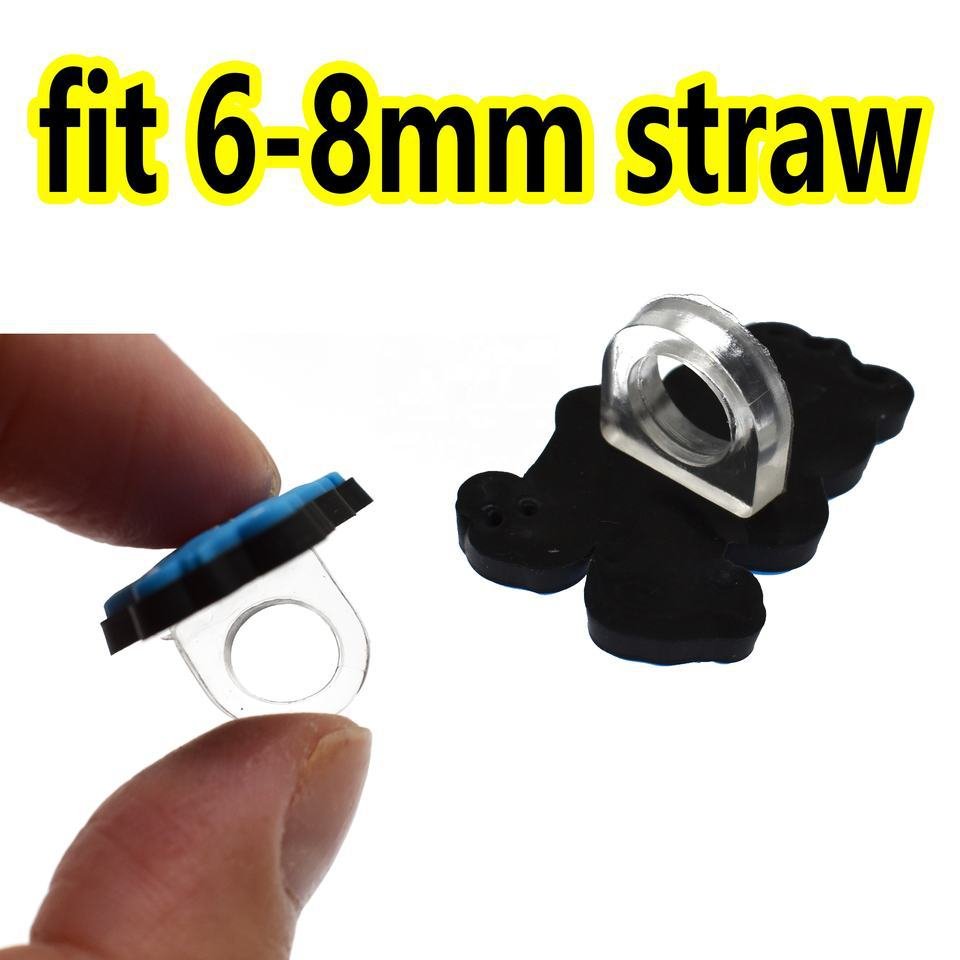 Ice Hockey Sports Straw Cap Drink straw plug dust cap 8mm cross border party personalized straw decoration