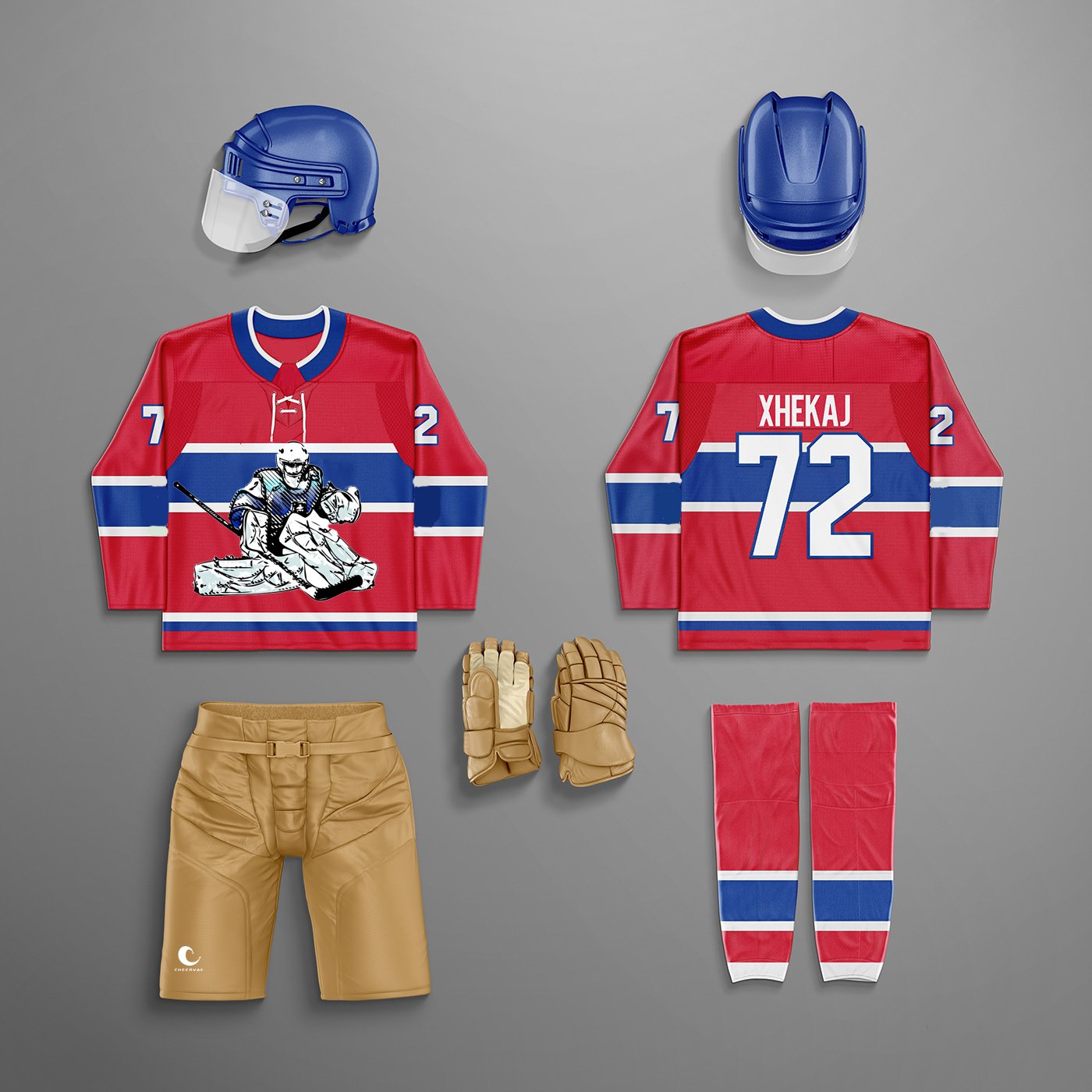 Trend Sublimation Ice Hockey Jerseys New Custom Youth Ice Hockey Uniforms