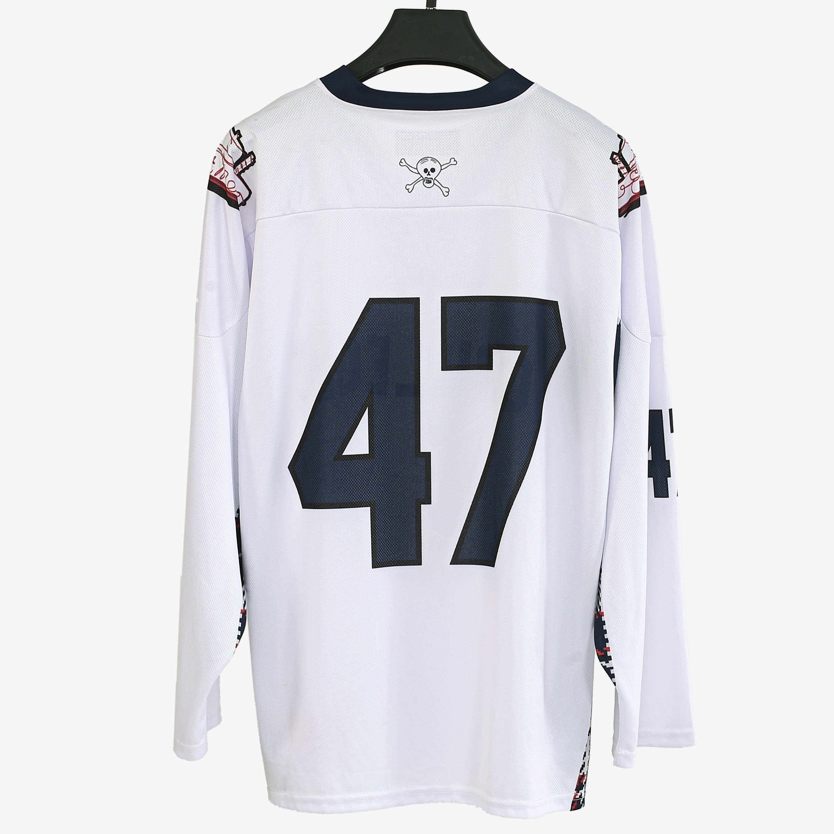 Custom Blank V Neck Ice Hockey Uniform Team Practice Jersey Outdoor Products Sportswear Tracksuit for Unisex