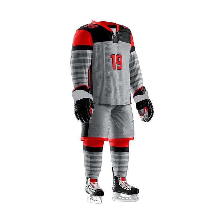 Wholesale Your Own Logo Plus Size Comfortable Low MOQ Sports Wear Quick Dry Ice Hockey Uniform For Men