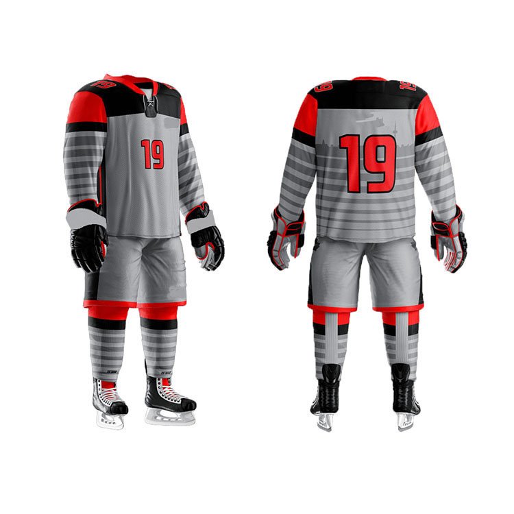 Wholesale Your Own Logo Plus Size Comfortable Low MOQ Sports Wear Quick Dry Ice Hockey Uniform For Men