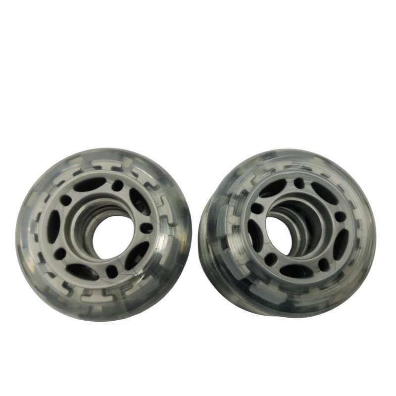 High Rebound Inline Roller Skates with 60*18 63*18mm PU Rubber Wheels Customizable Size And Hardness Of Hockey Wheels