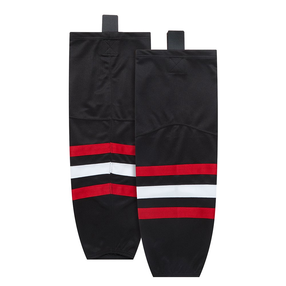 Custom logo factory manufacturer hockey socks black ice hockey socks knit hockey socks