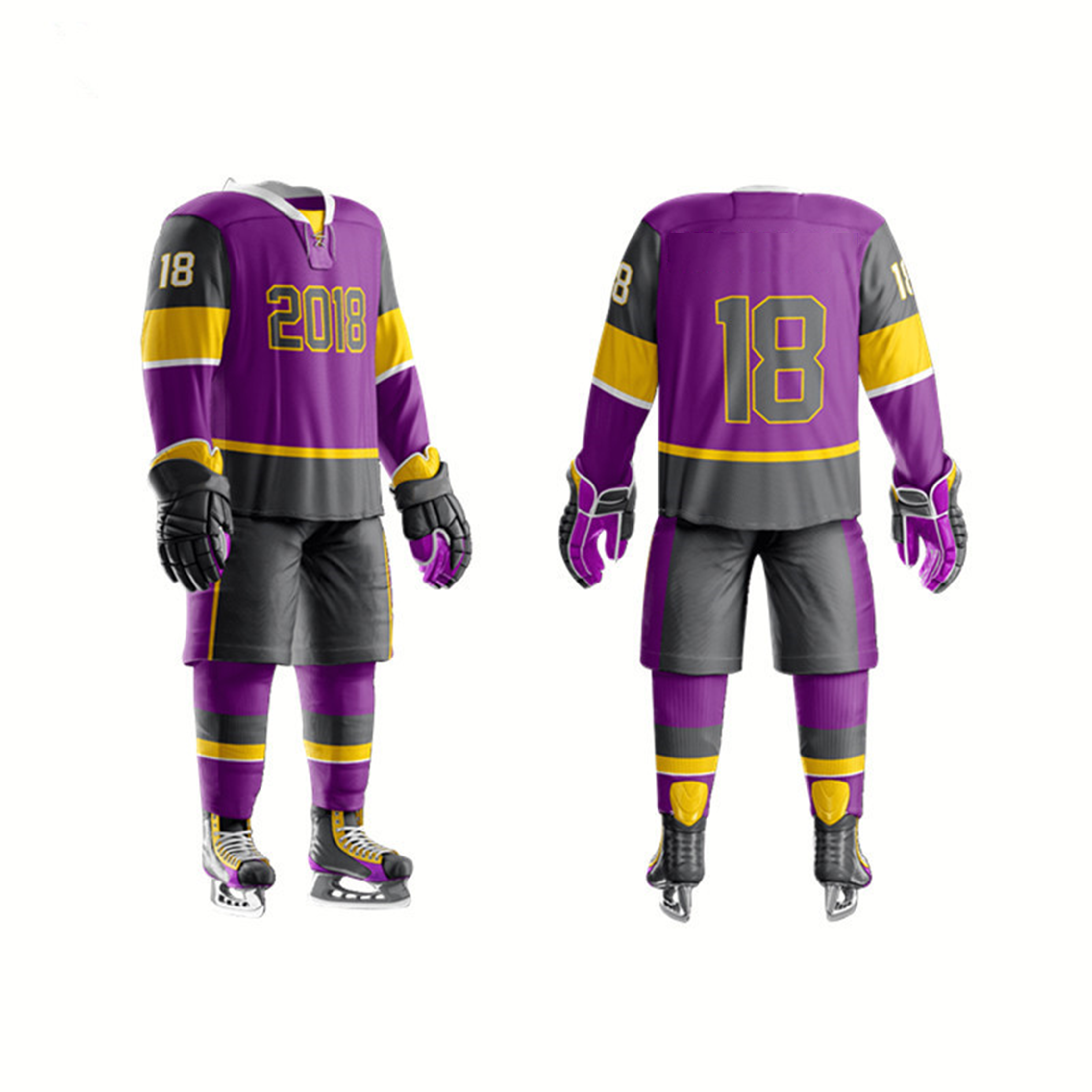 High Quality Wholesale Sublimated Ice Hockey Jerseys Team Training Blank Hockey Jersey