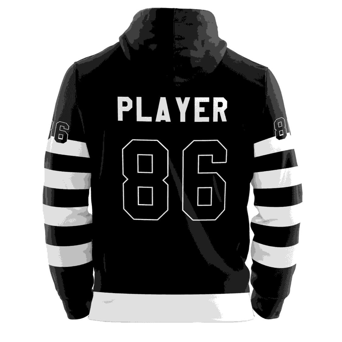 high quality custom lace ice hockey jersey hoodie