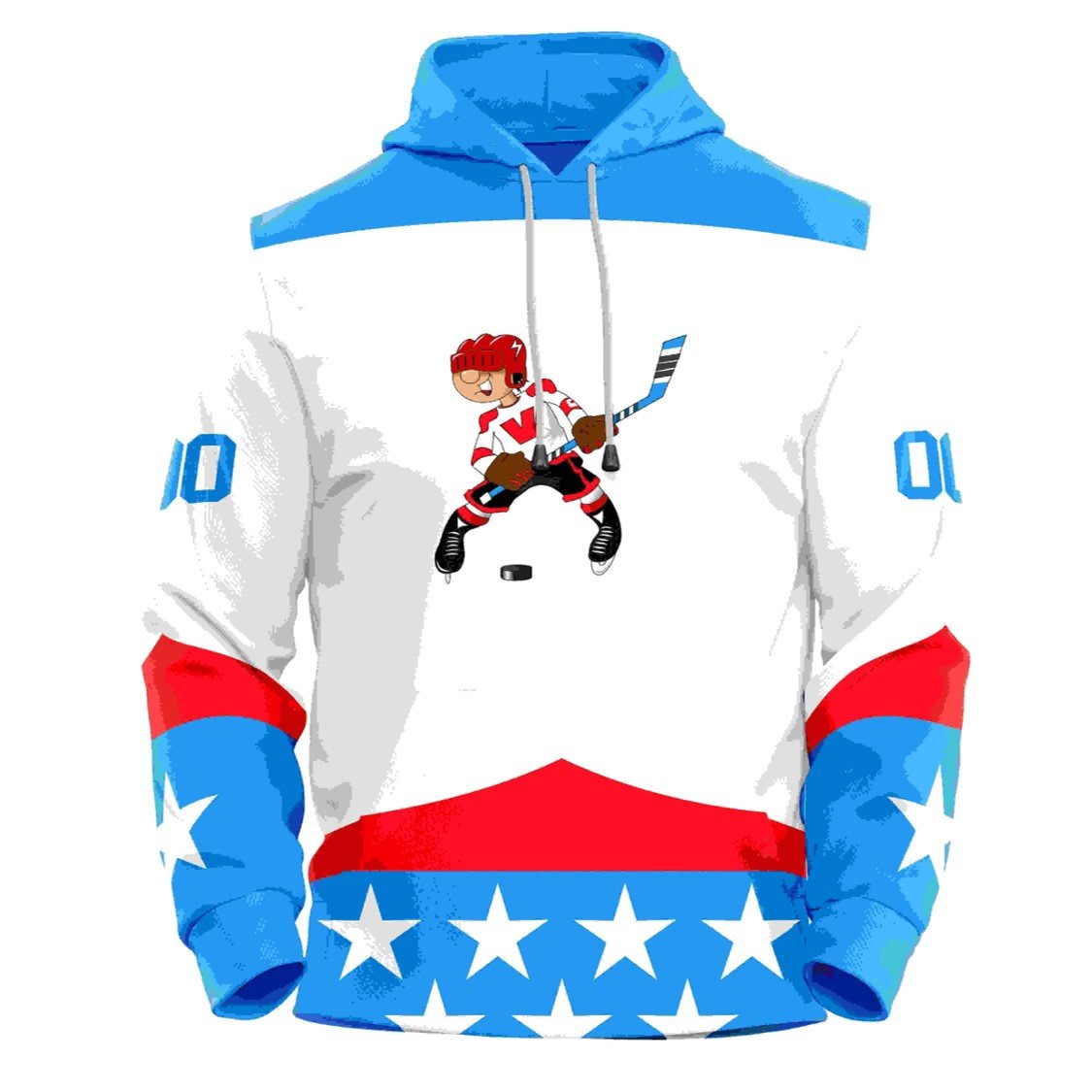 high quality custom lace ice hockey jersey hoodie