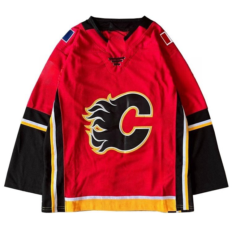 Personalized Embroidery Breathable 100% Polyester Team Ice Hockey Suit Custom Breathable Ice Hockey Jersey Wear