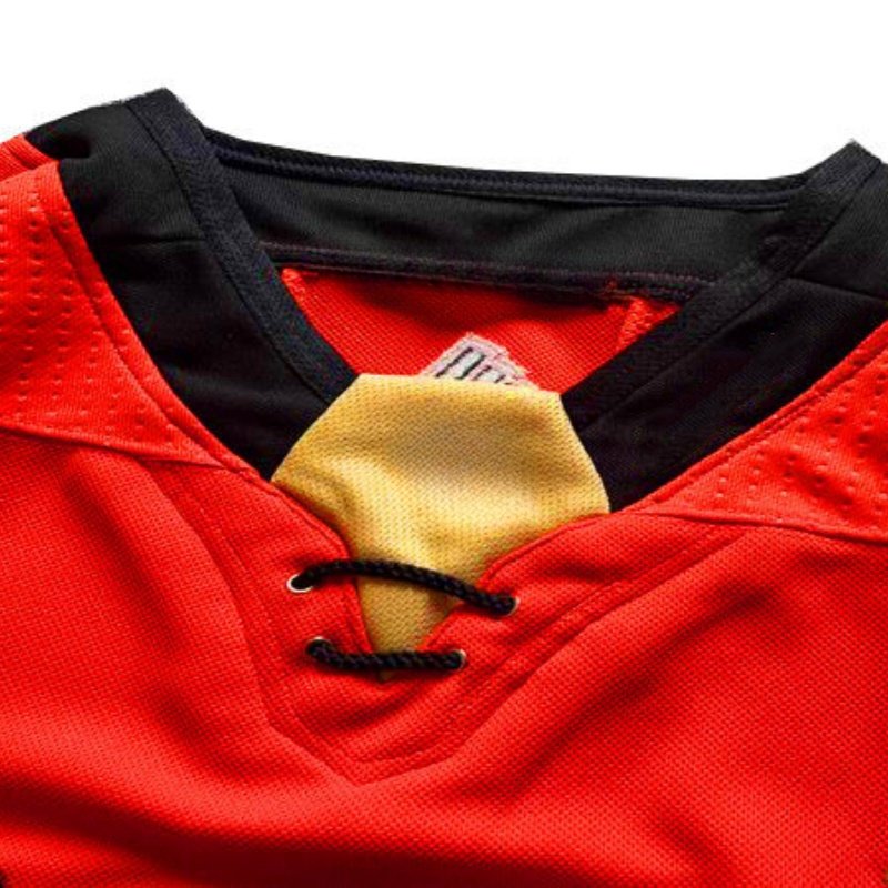 Personalized Embroidery Breathable 100% Polyester Team Ice Hockey Suit Custom Breathable Ice Hockey Jersey Wear