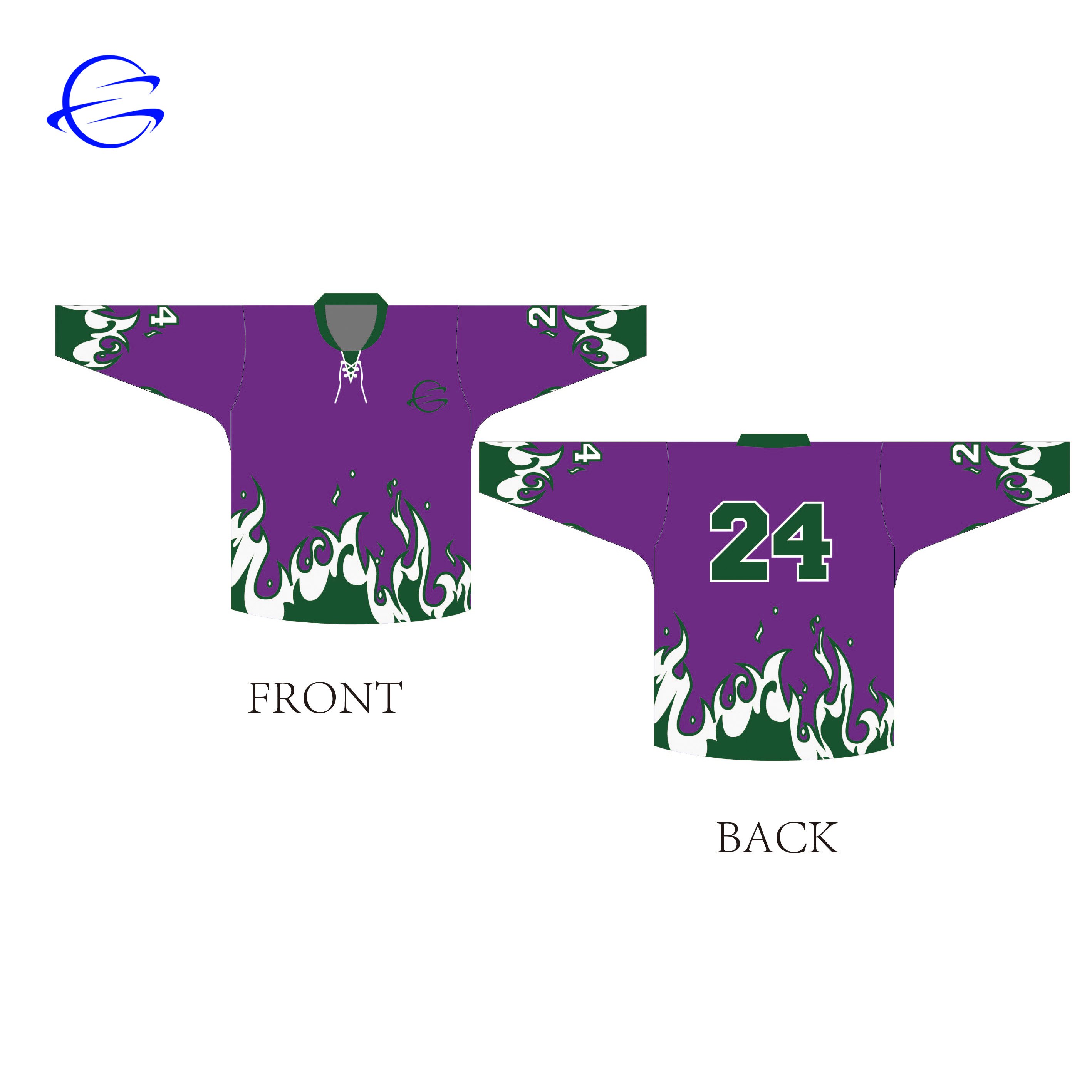 2019 New Style Breathable Custom Design Sublimated Training Ice Hockey Jersey Custom Team Sport Wear
