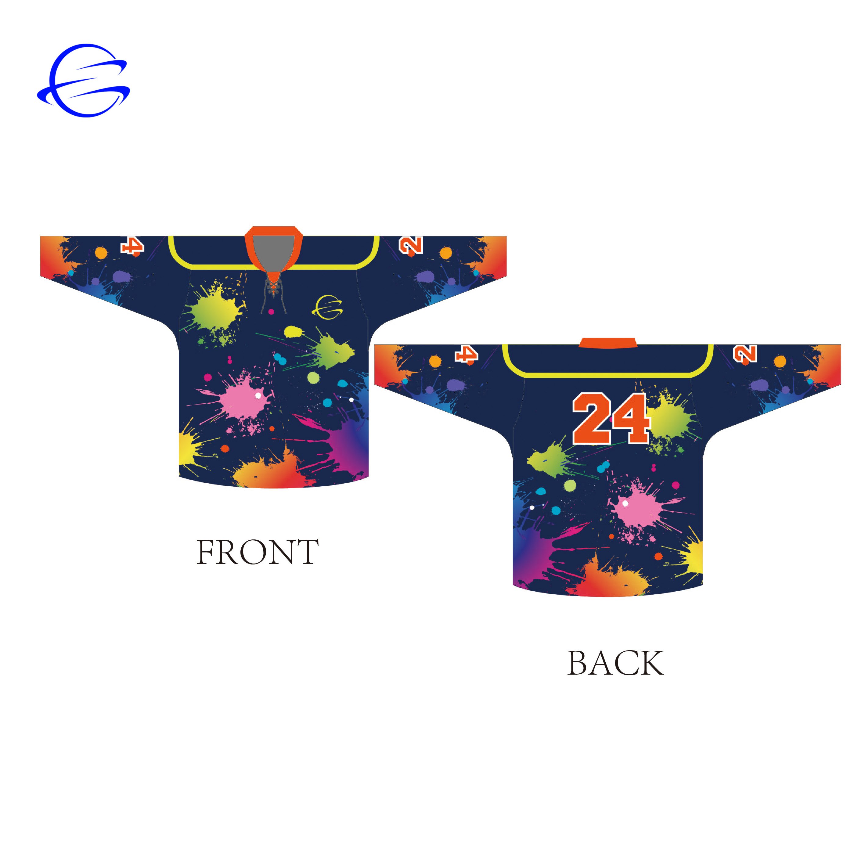 2019 New Style Breathable Custom Design Sublimated Training Ice Hockey Jersey Custom Team Sport Wear