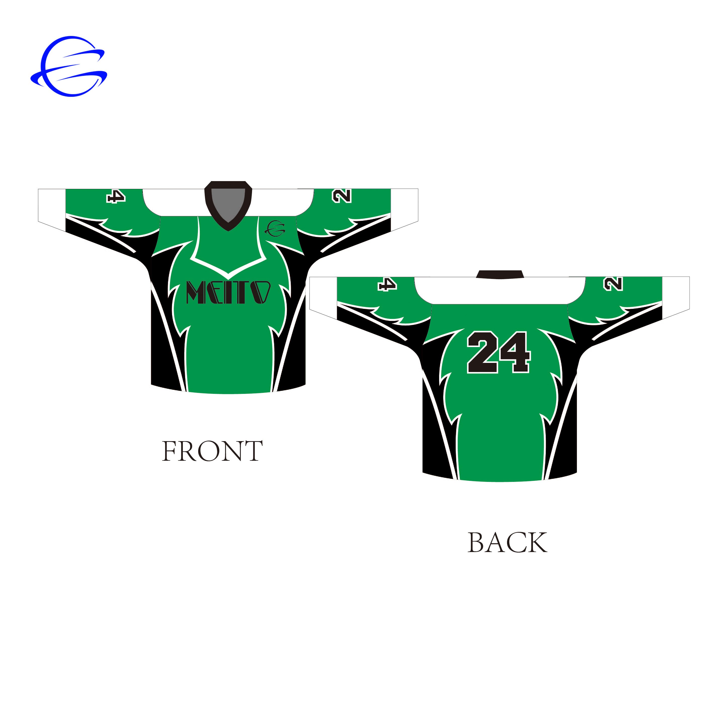 2019 New Style Breathable Custom Design Sublimated Training Ice Hockey Jersey Custom Team Sport Wear