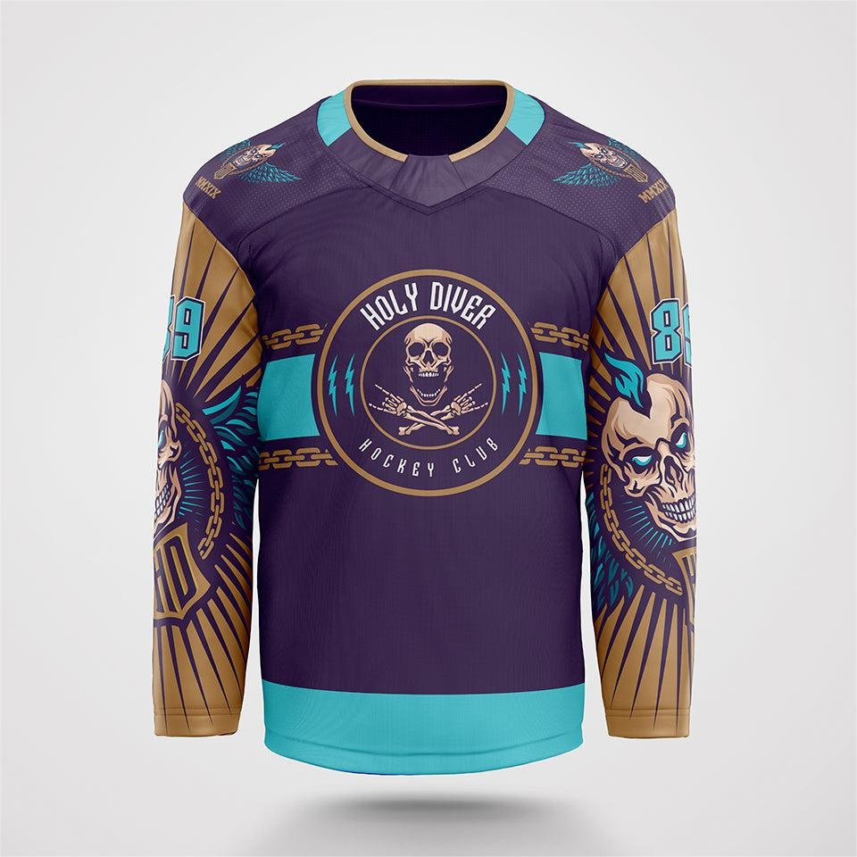 China Factory Sublimation Print Custom Ice Hockey Jerseys Ice Hockey Uniforms