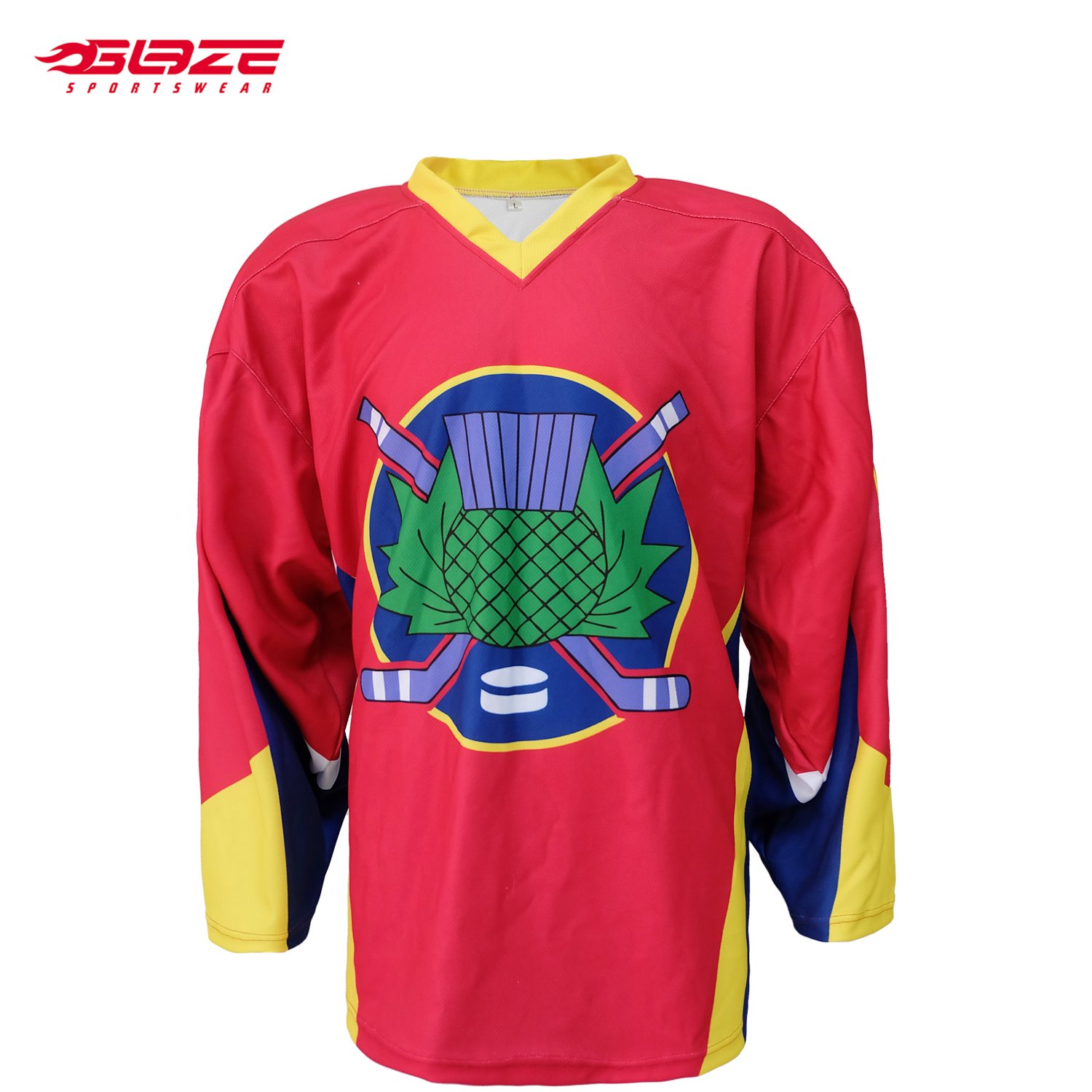 Wholesale custom design sublimation ice hockey jersey