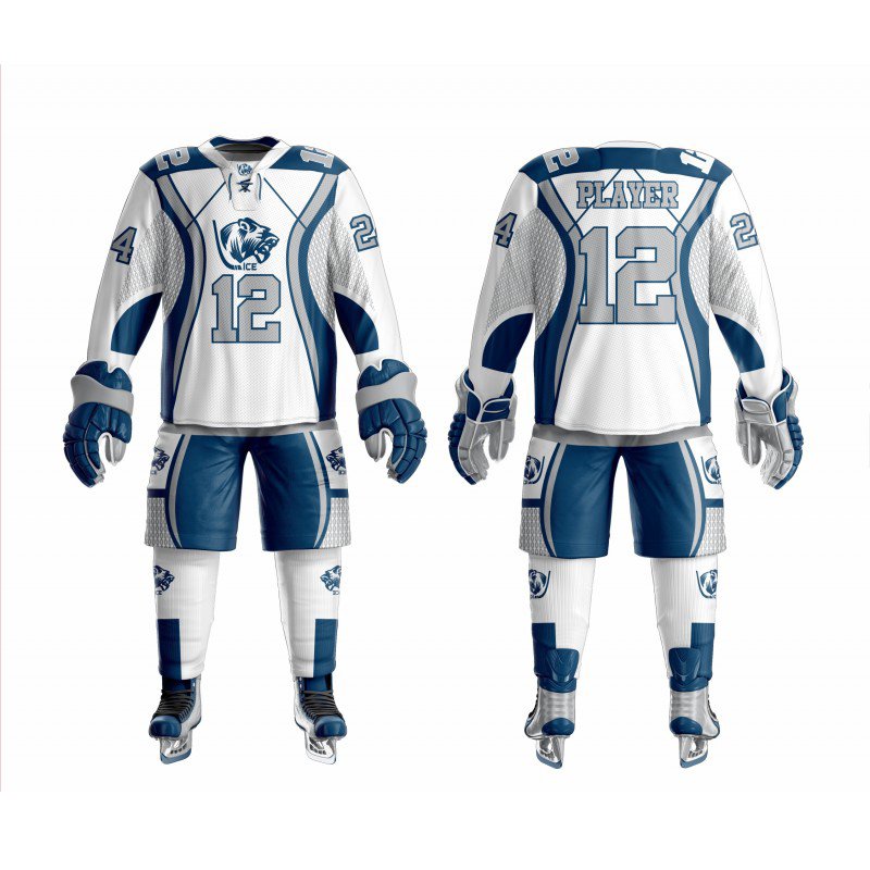 Factory Manufacture Premium Quality Ice Hockey Jersey and Pant Sets Custom Team Name OEM Wholesale Price Ice Hockey Uniform