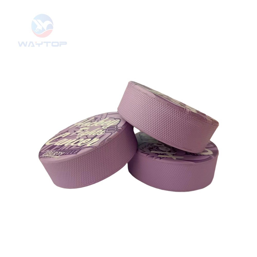 Professional International Hockey Game Puck Custom Logo Printing Rubber ice hockey lightweight pucks