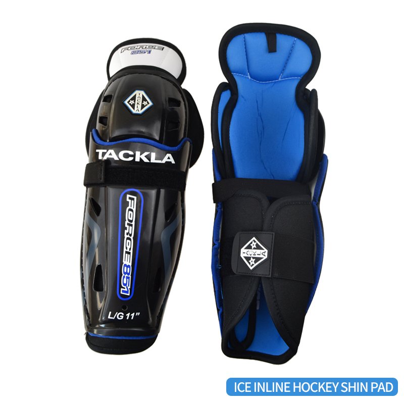 TACKLA-851 1200D High Density Nylon Cloth Effective Protection Knee and Elbow Guards for Ice Hockey
