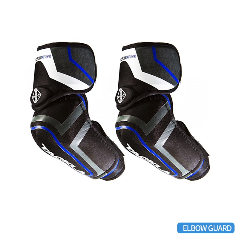 TACKLA-851 1200D High Density Nylon Cloth Effective Protection Knee and Elbow Guards for Ice Hockey