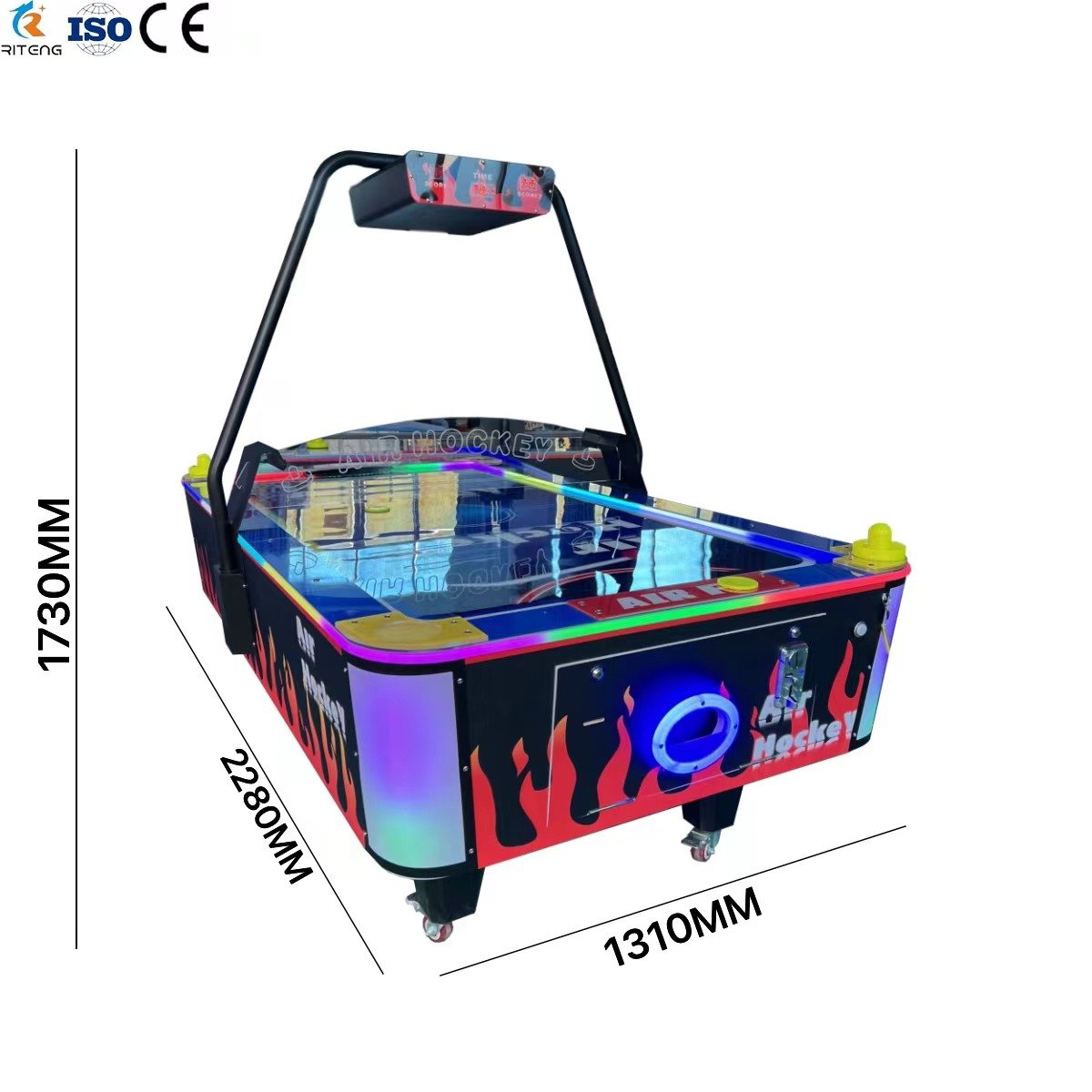 Riteng Coin Operated Game Arcade Machine Classic Electric Ice Lottery Edemption Arcade Air Hockey Table