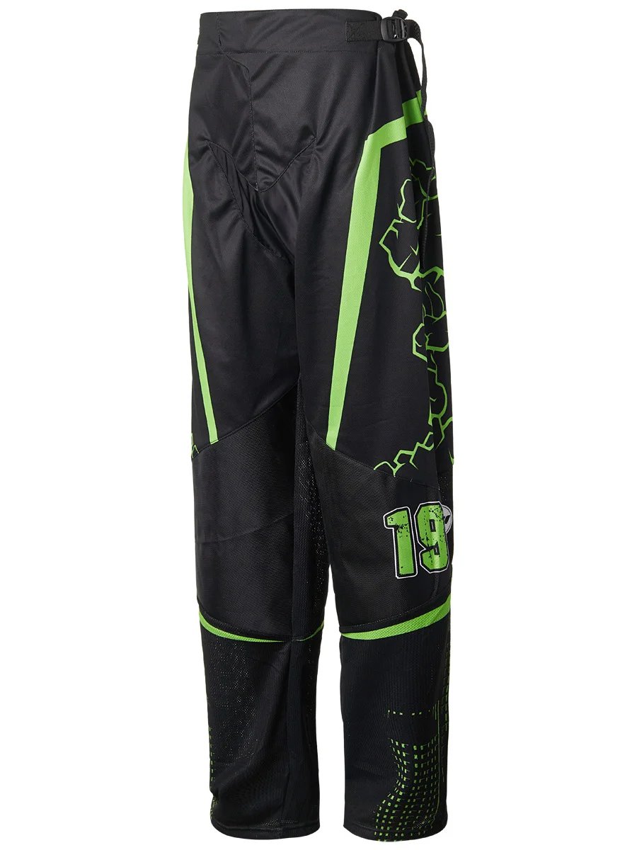 Factory Made Custom High Quality Polyester Sublimated Inline Ice Hockey Roller Pants with Protective Padding of Cordura Fabric