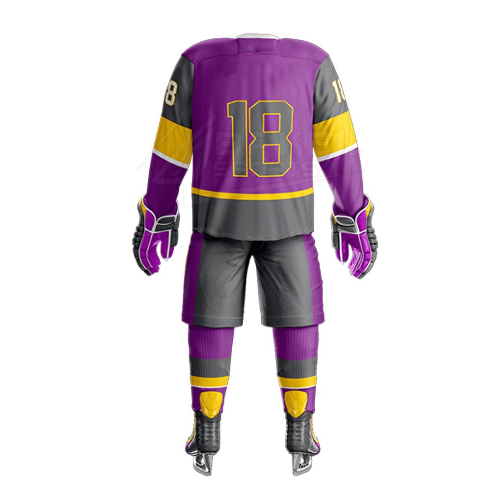 High Quality Polyester Made Custom Ice Hockey Uniform Factory Made Low Price Ice Hockey Uniform