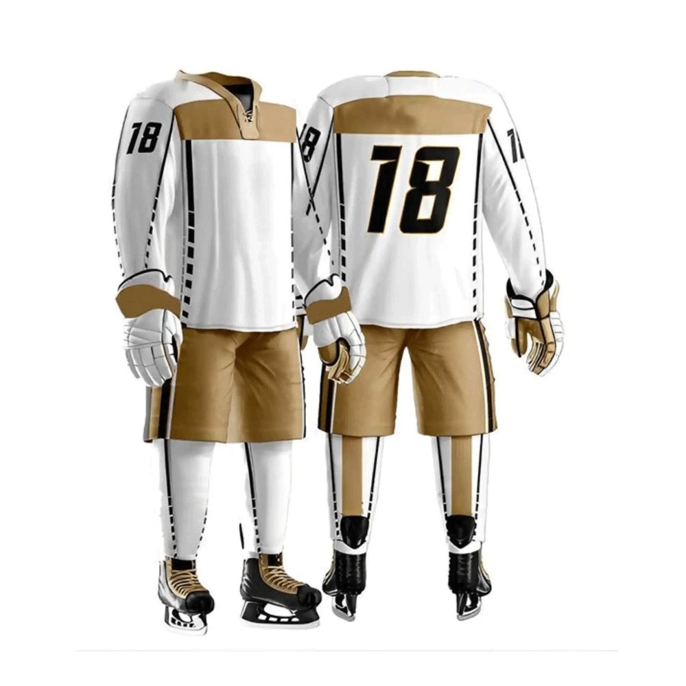 Custom Ice Hockey Uniform Latest Design Good Quality Men Wear Ice Hockey Uniform Sets