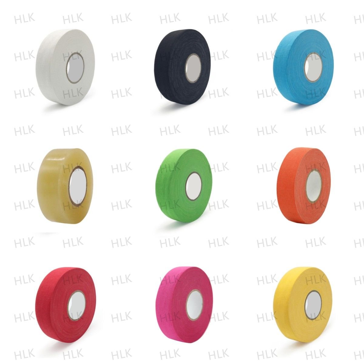 Wholesale Custom Logo White Black Cloth Matt Transparent Pvc Clear Ice Field Grip Hockey Stick Tape For Blade Handle Protector