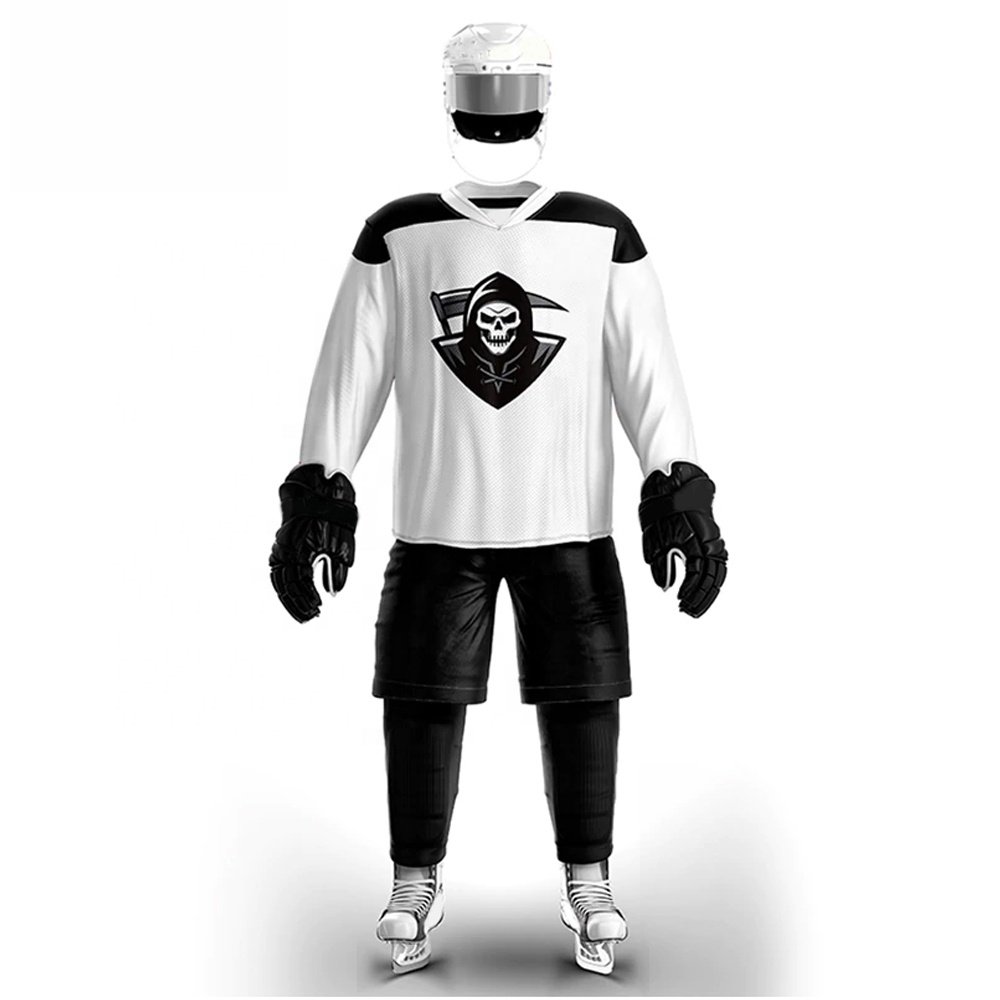 Ice Hockey Uniform New Design Wholesale Price Custom Size Ice Hockey Jersey