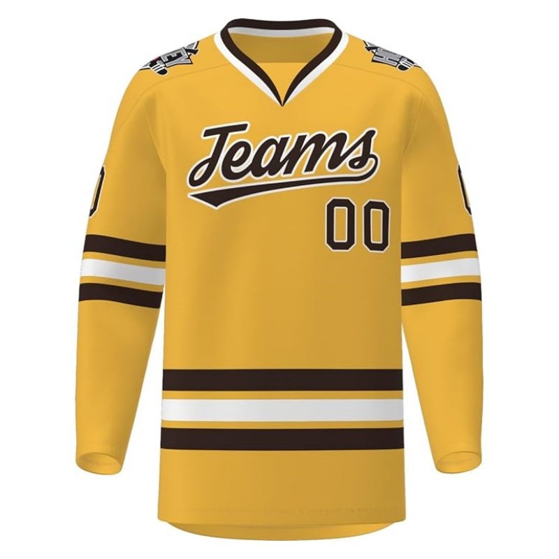 Custom Unique Ice Hockey Jersey Embroidery Sublimated Ice Hockey Uniform Training Sportswear