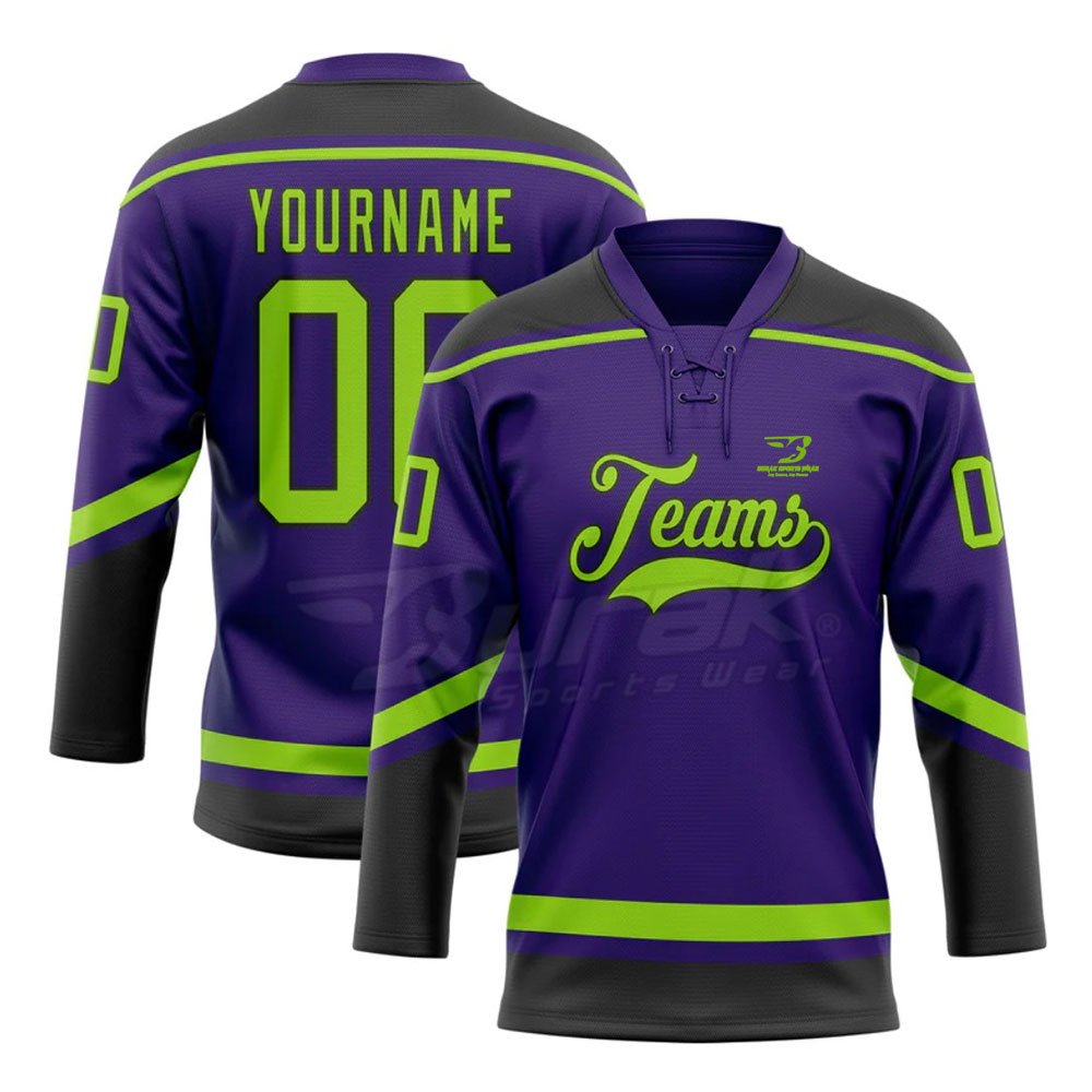 High Quality Polyester Men Ice Hockey Uniforms Unisex New Custom Logo Men Ice Hockey Uniforms