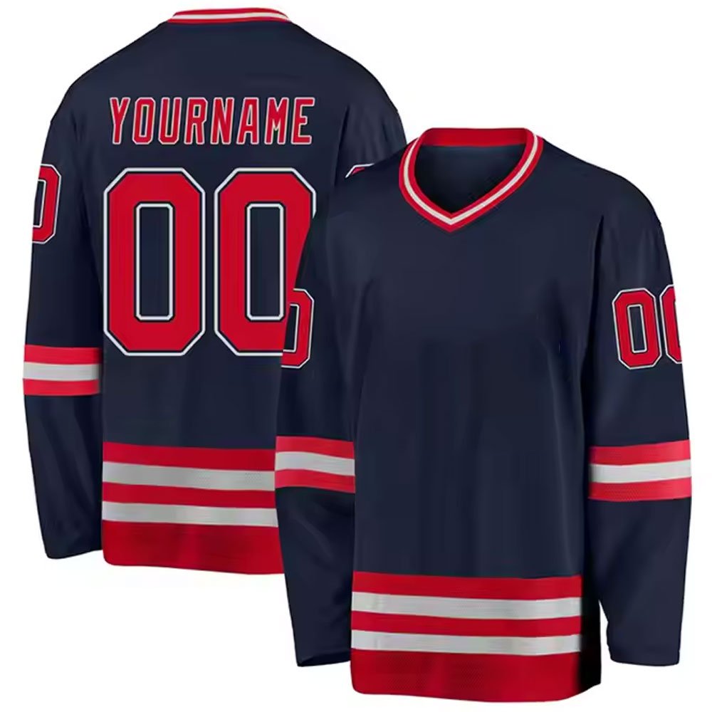 New 2024 style OEM Custom Professional high quality Ice Hockey Jersey For Men Custom Made Ice Hokey Jersey For Men