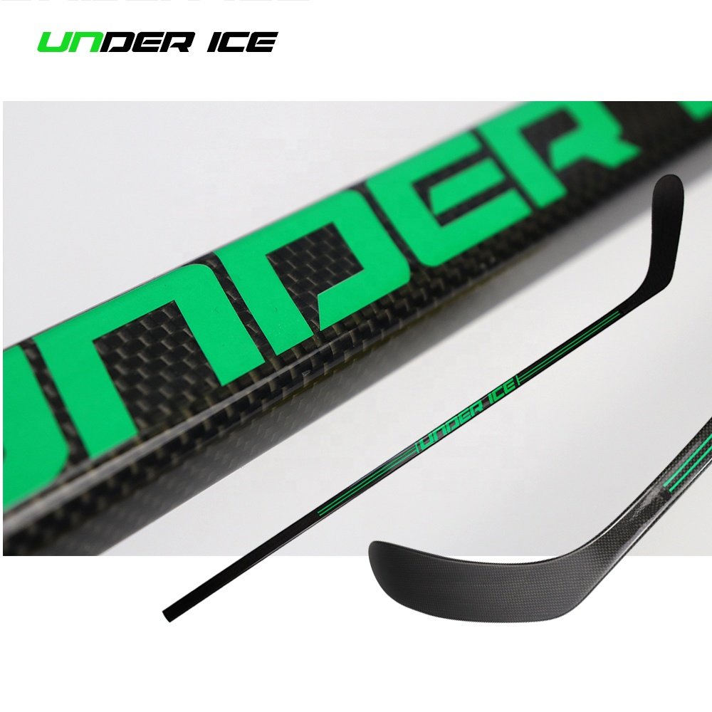 Under Ice Junior Youth 56'' 52'' 47'' Ice Hockey Stick Composite Carbon Hockey Stick custom logo