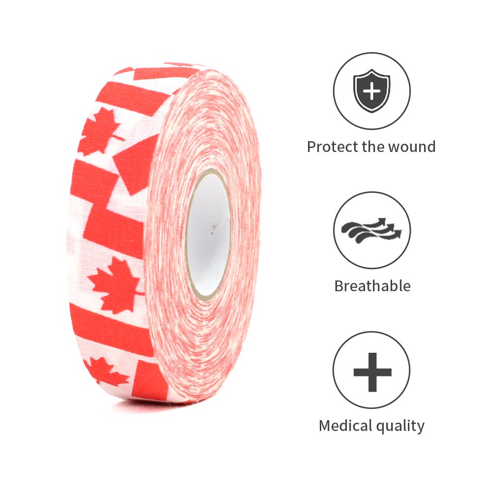 Hockey Stick Tape Self-Adhesive Ice Hockey Tape Sweat Absorbent Grip Cloth Tape for Hockey
