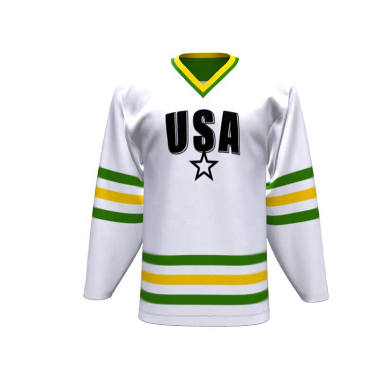 High Quality Unisex Ice Hockey Jersey Custom Made with Logo Regular Fit Wholesale Price Printed Sport Team Jersey