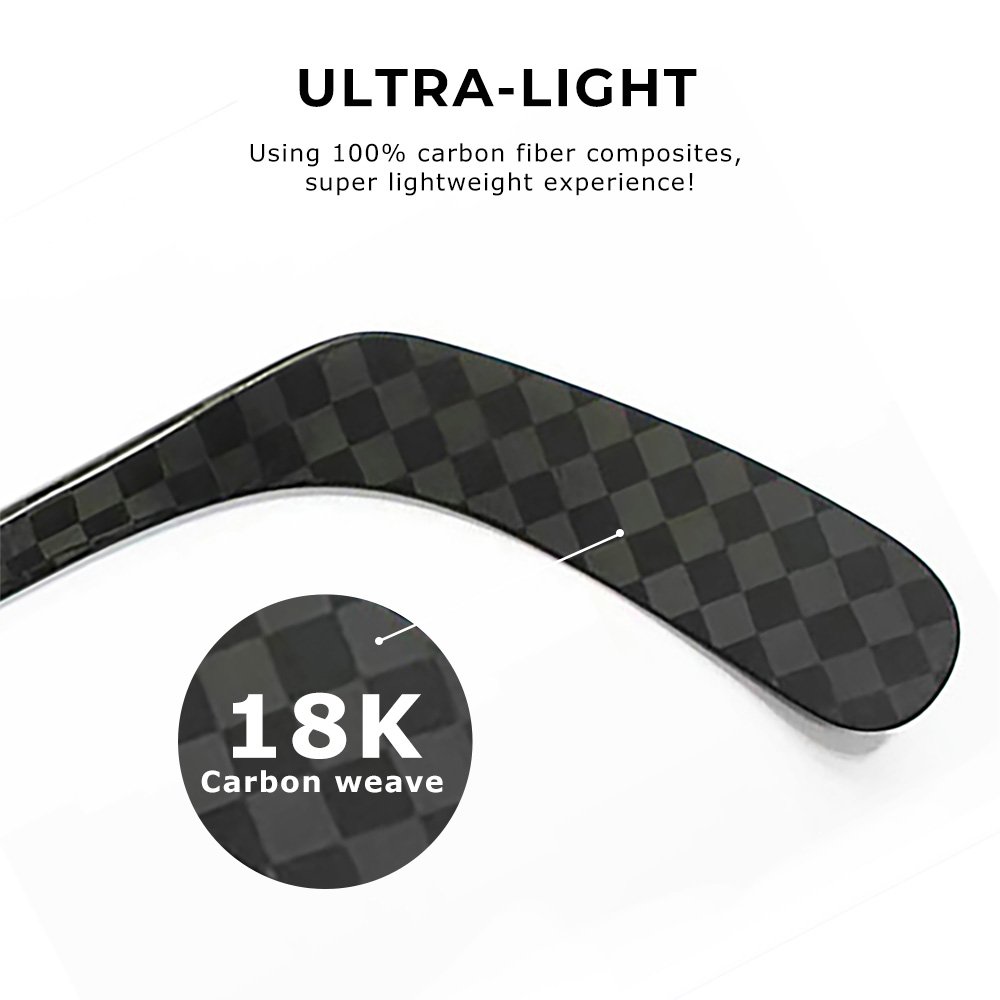 Fast Delivery Matte 380G P28 66" Flex87 18K Carbon Weave Right Hand Ice Carbon Stick