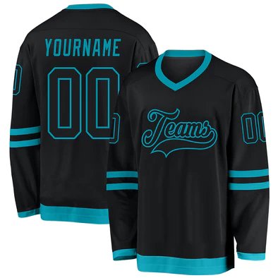 TF Custom Embroidery Ice Hockey Jerseys For Men Design Name Number Blank Sublimation Mesh Print Uniform Team 2024-2025