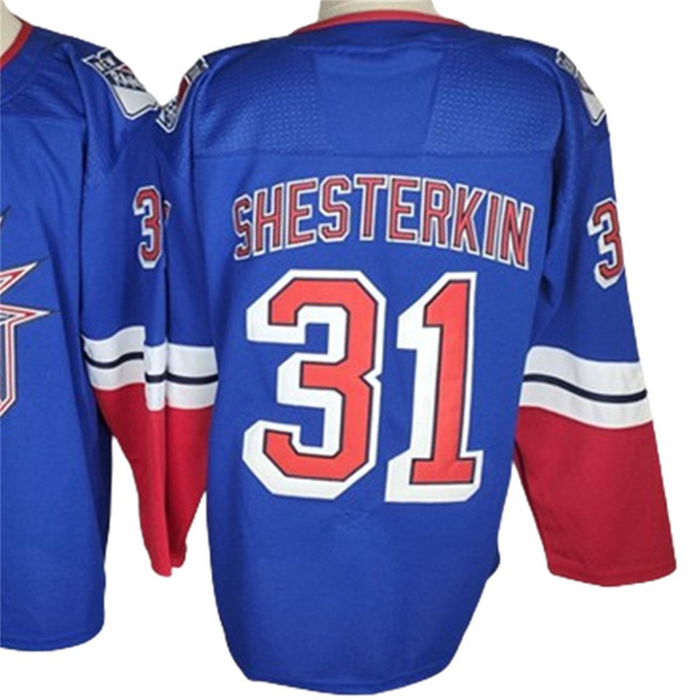 New Custom team Hockey Jerseys 23# FOX 31# SHESTERKIN 93# ZIBANEJAD Hockey Jersey Embroidery Shirts Sports Wear