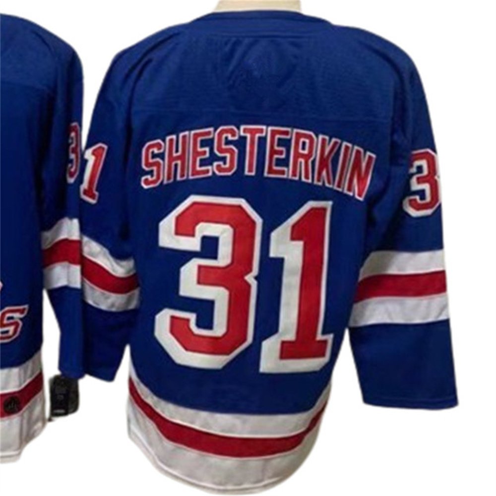 New Custom team Hockey Jerseys 23# FOX 31# SHESTERKIN 93# ZIBANEJAD Hockey Jersey Embroidery Shirts Sports Wear