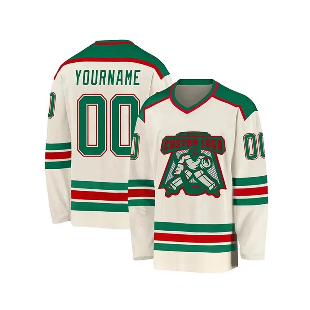 New Custom Embroidery Sublimation Ice Hockey Wear Blank Jersey Ice Hockey Club Jersey Professional Field Hockey Jersey